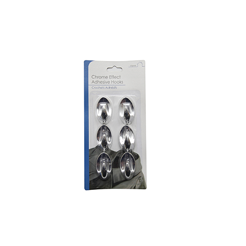 6pc Self-adhesive Hooks