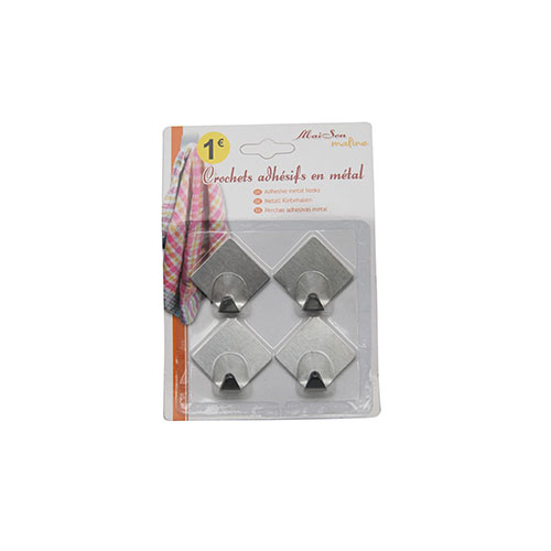 4pc Adhesive Hooks