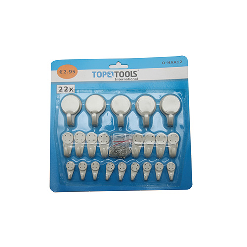 22pc Wall Hooks W/nails