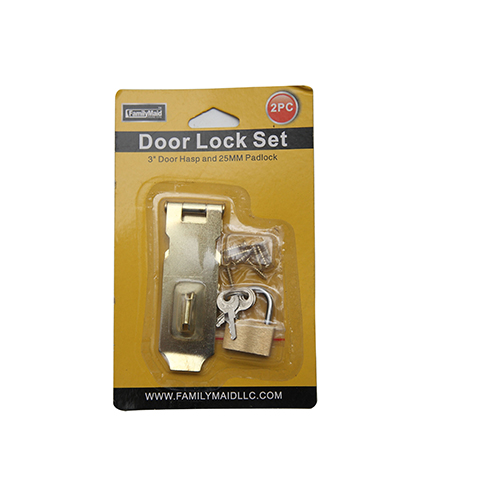 2pc Brass Hasp Set